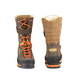 SCARPONE WOODLAND 720 HVN MARRONE ARANCIONE FLUO VIBRAM